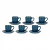 ROSE&TULIPANI CONCERTO BLU AVIO Zestaw 6 filiżanek do espresso 90 ml